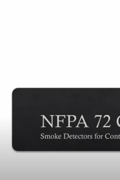 NFPA 72 Smoke Detectors requirements